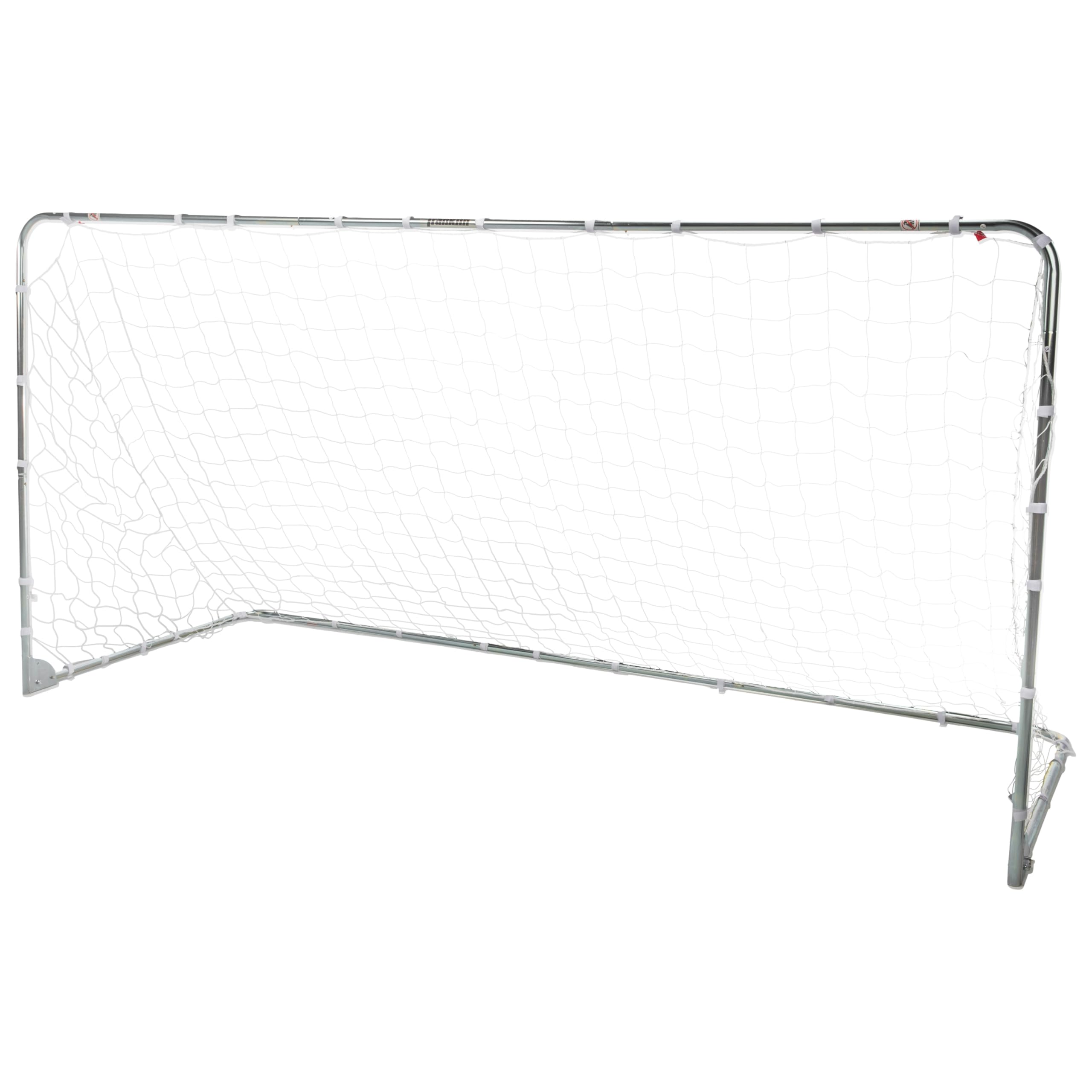 Franklin Sports Premier Steel- Folding Backyard Soccer Goal With All Weather Net - Kids Backyard Soccer Net - Easy Assembly - 10
