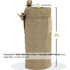 Maxpedition Mini Rollypoly Folding Dump Pouch (Khaki)