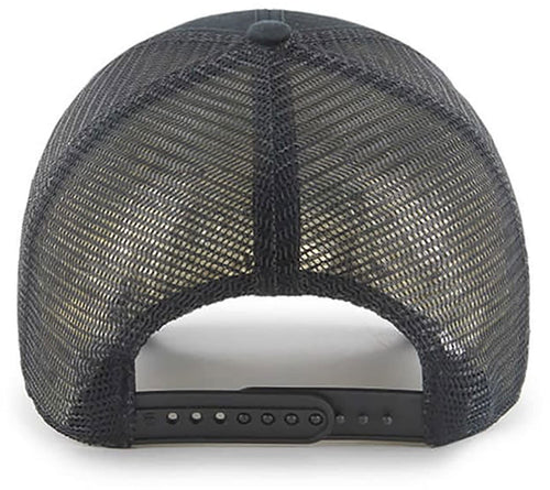'47 New York Yankees Flagship Wash Mvp Adjustable Snapback Black Hat, One Size