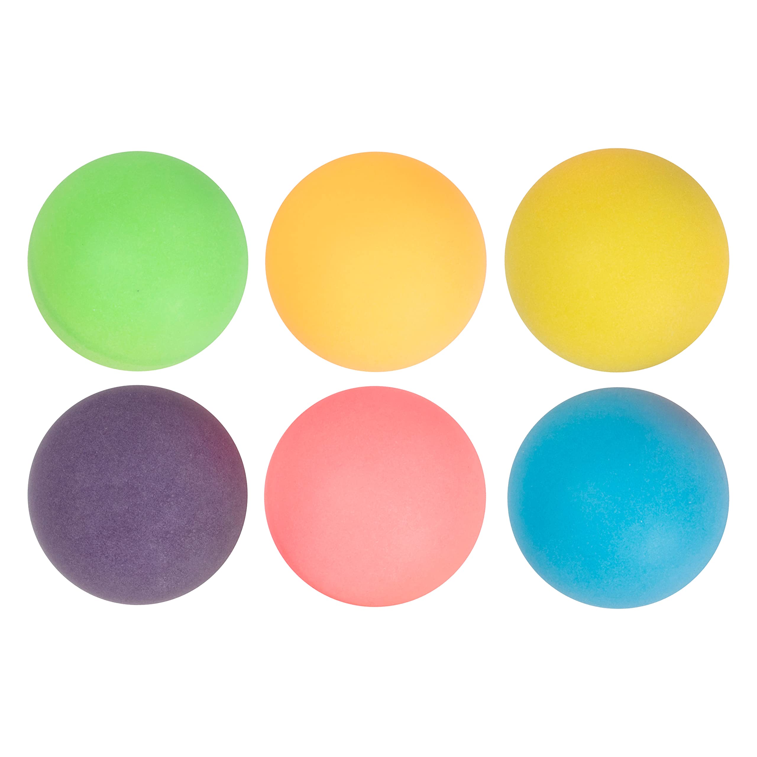 Stiga 6 Pack Multi-Color Table Tennis Balls - 40Mm Ittf Regulation Size And Weight Ping Pong Balls