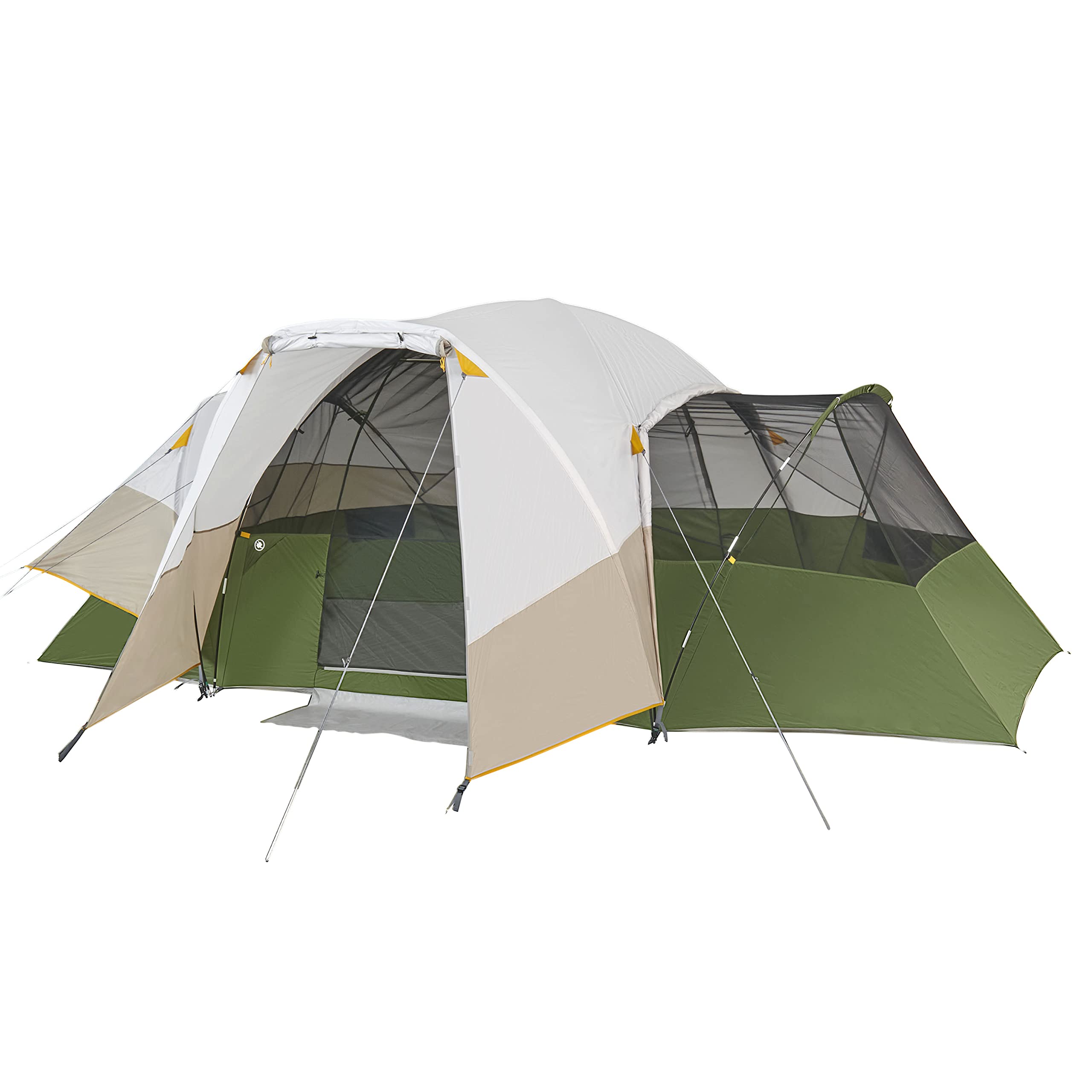 Slumberjack Aspen Grove 8 Person Hybrid Dome Family Camping Tent With 2 Rooms, Room Divider, Separate Entries, Full Fly, And Ves
