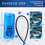 Hydration Bladder, 3L Water Bladder Leak Proof Bpa Free Water Reservoir Replacement For Backpack 3 Liter Hydration Bladder Pack