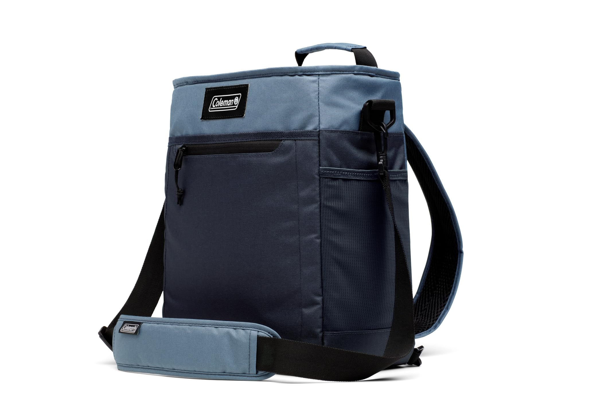 Coleman TranslatR 16-Can Leakproof Soft Cooler Backpack, Superior Ice Retention Keeps Contents Cold up to 12 Hrs, Made of Recycl