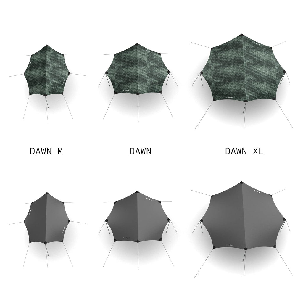Heimplanet Original  Dawn Tarp M Shelter  Tent Tarp With 5000Mm Water Column  Supports 1% For The Planet (Cairo Camo)
