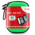 I Go 85 Pieces Hard Shell Mini Compact First Aid Kit, Small Personal Emergency Survival Kit For Travel Hiking Camping Backpackin