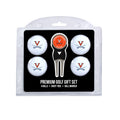 Team Golf NCAA Virginia Cavaliers 4 Golf Ball And Divot Tool Set Regulation Size Golf Balls (4 Count) & Divot Tool with Removabl