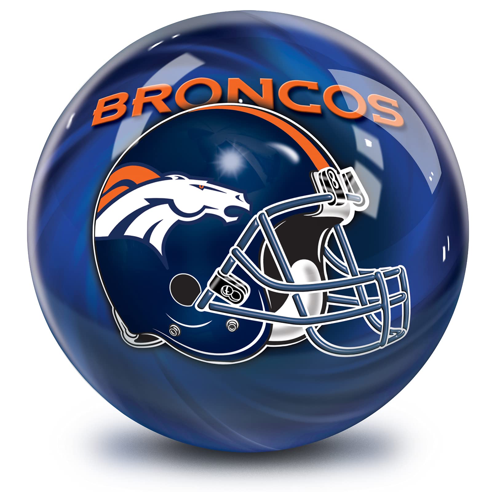 Strikeforce Bowling Officially Licensed Nfl Denver Broncos Undrilled Bowling Ball (16)