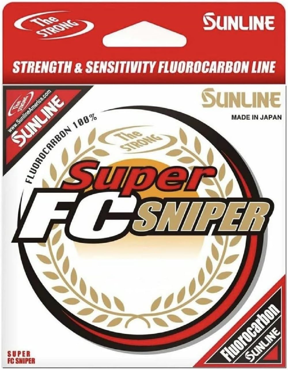 Sunline Super Fc Sniper Fluorocarbon Fishing Line, 12Lb 200Yd, Clear