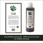 North American Trapper 100% Pure Fox Urine - Long-Lasting Scent Attractant for Fox, Bobcat & Coyote Trapping - Natural Predator