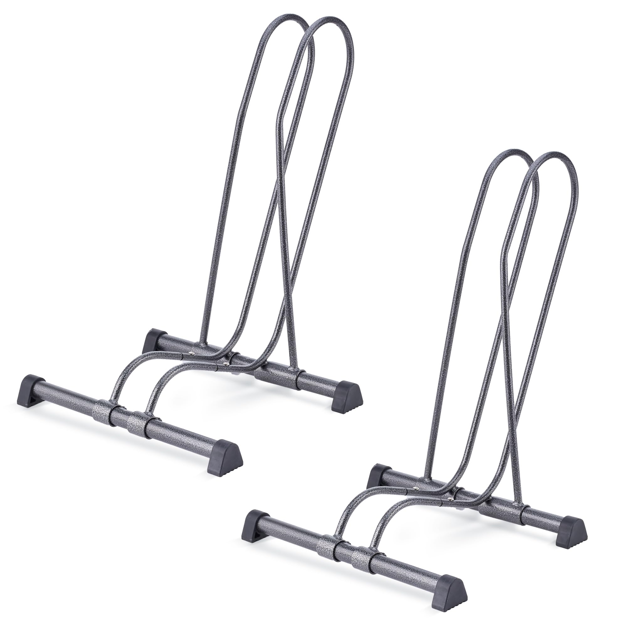 Single Bike Stand Floor by Delta Cycle (2-Pack) - Tool-Free Adjustable Bike Racks for Mountain, Fat Tire, Road Bikes, Freestandi