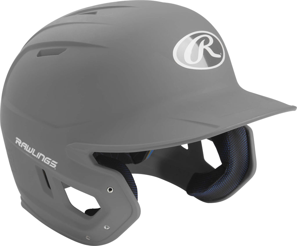 Rawlings | Mach Batting Helmet | Matte Silver | Senior (6 7/8'' - 7 5/8'')