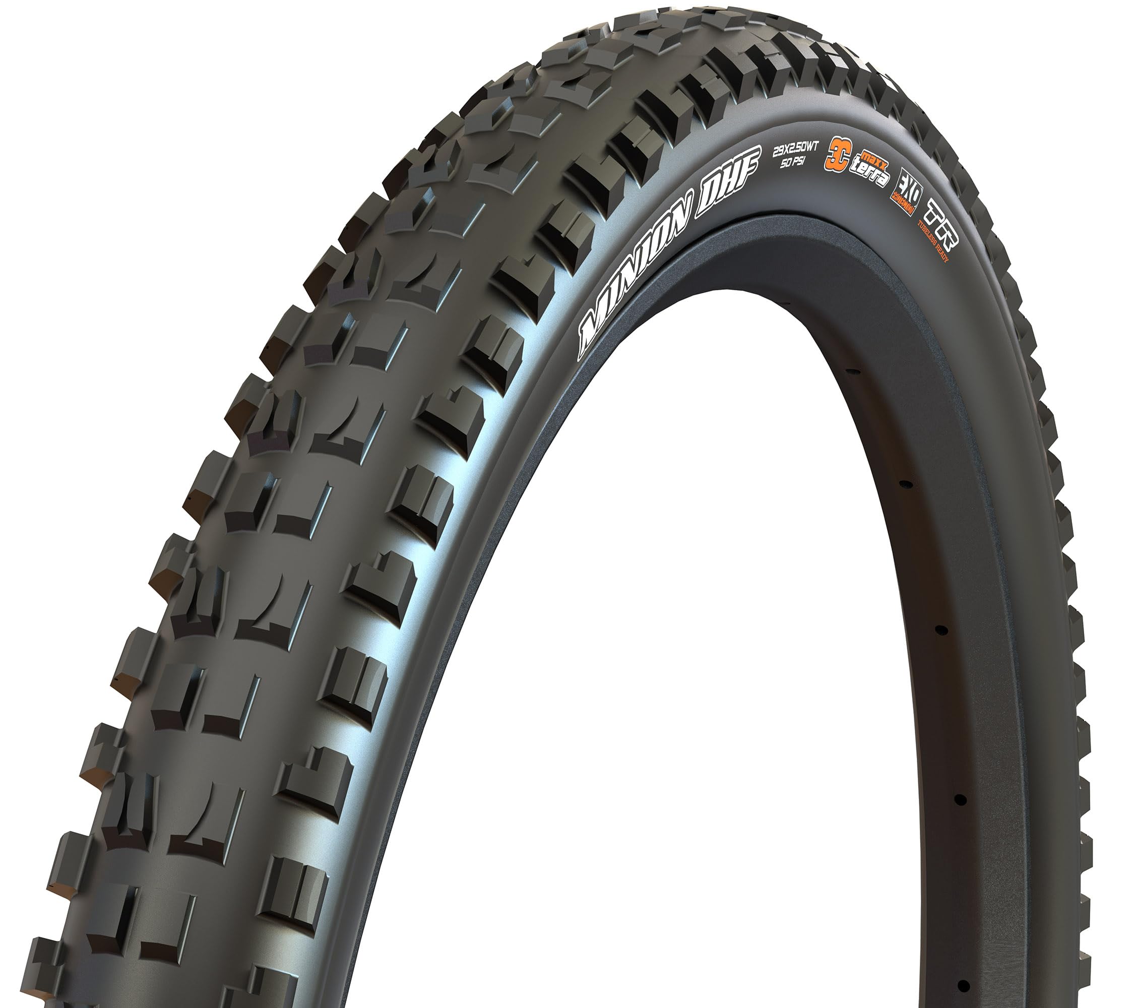 Maxxis Minion Dhf Wide Trail 3Cdouble Downtr 29In Tire Maxx Grip 3Cdouble Down, 29X25