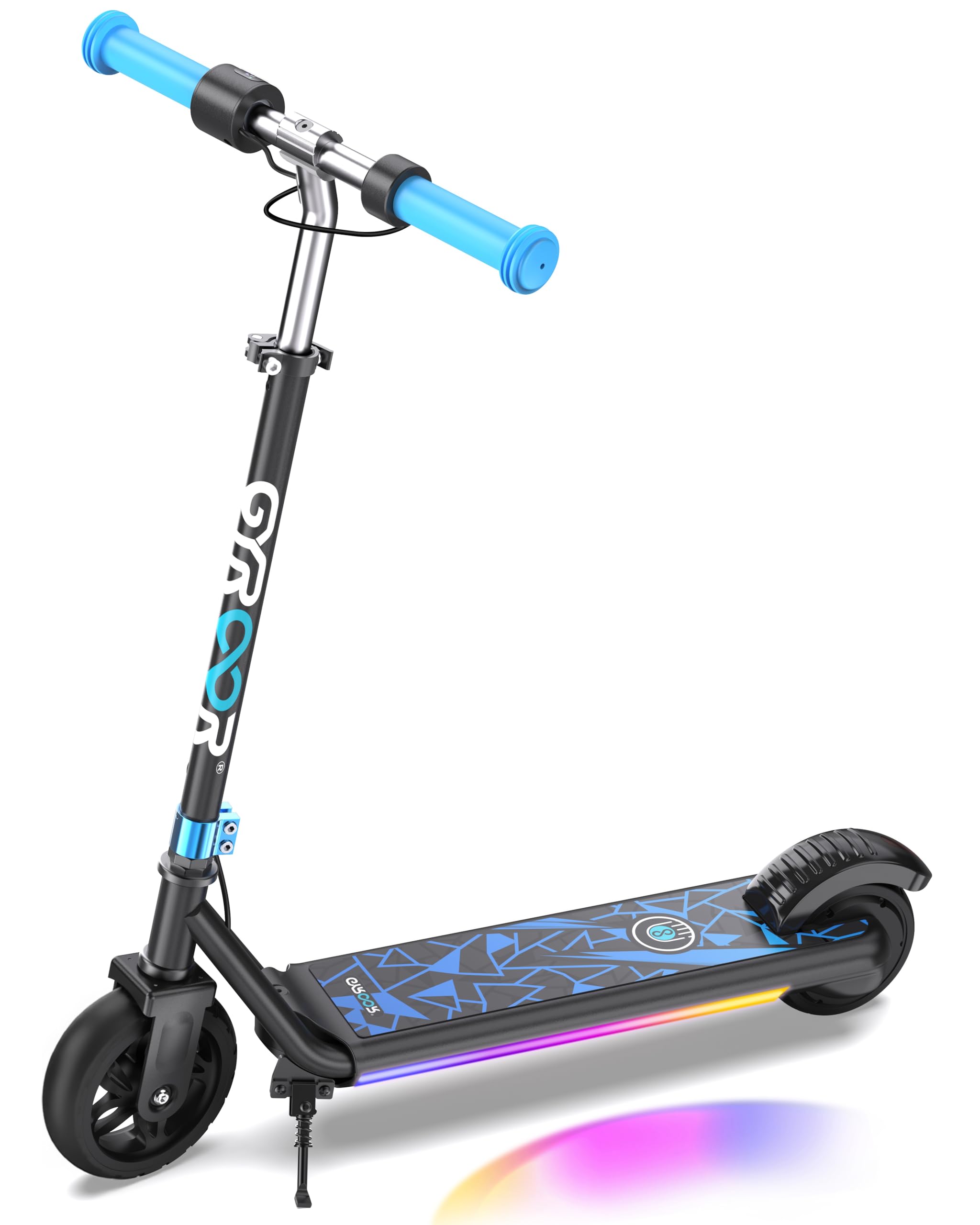 Gyroor H30 Max Electric Scooter for Kids, 150W Powerful Motor, Dual Brake System, LED Display, Adjustable Height & Speed, Best G