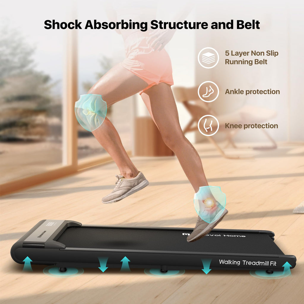 Mobvoi Smart Ai Treadmill Ultra/Se Walking Pad Treadmills Under Desk Running Machine Compact Portable Ticsports App For Home Off