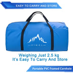 Himal Portable Pvc Framed Cornhole Game Set With 8 Bean Bags And Carrying Bag (Blue-Red,3 X 2-Feet)