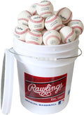 Rawlings | Bucket of 24 Practice Baseballs | ROLB1X | Youth/14U Official League | 24 Count