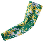 Stromguard Compression Sports Arm Sleeve Digital Camo Baseball Football Basketball - (One Arm Sleeve) (Youth Large, #15 - Green-