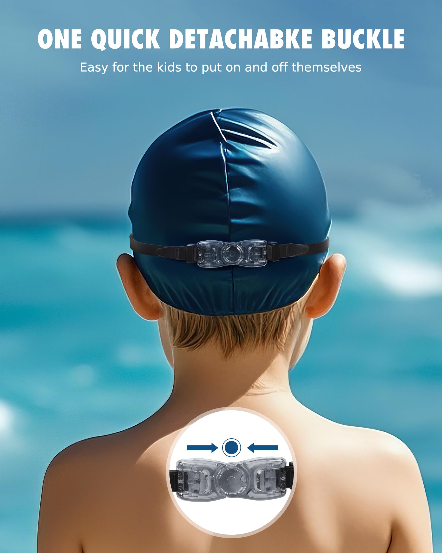 Aegend Swim Goggles Pack of 2 Swimming Goggles for Kids, Boys and Girls Age 3-14
