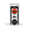 Team Golf Nhl Philadelphia Flyers 3 Golf Ball Pack Regulation Size Golf Balls, 3 Pack, Full Color Durable Team Imprint