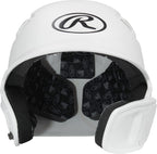 Rawlings | R16 Reversible Ext | Matte Batting Helmet | Reversible Face Guard | Senior | Matte White