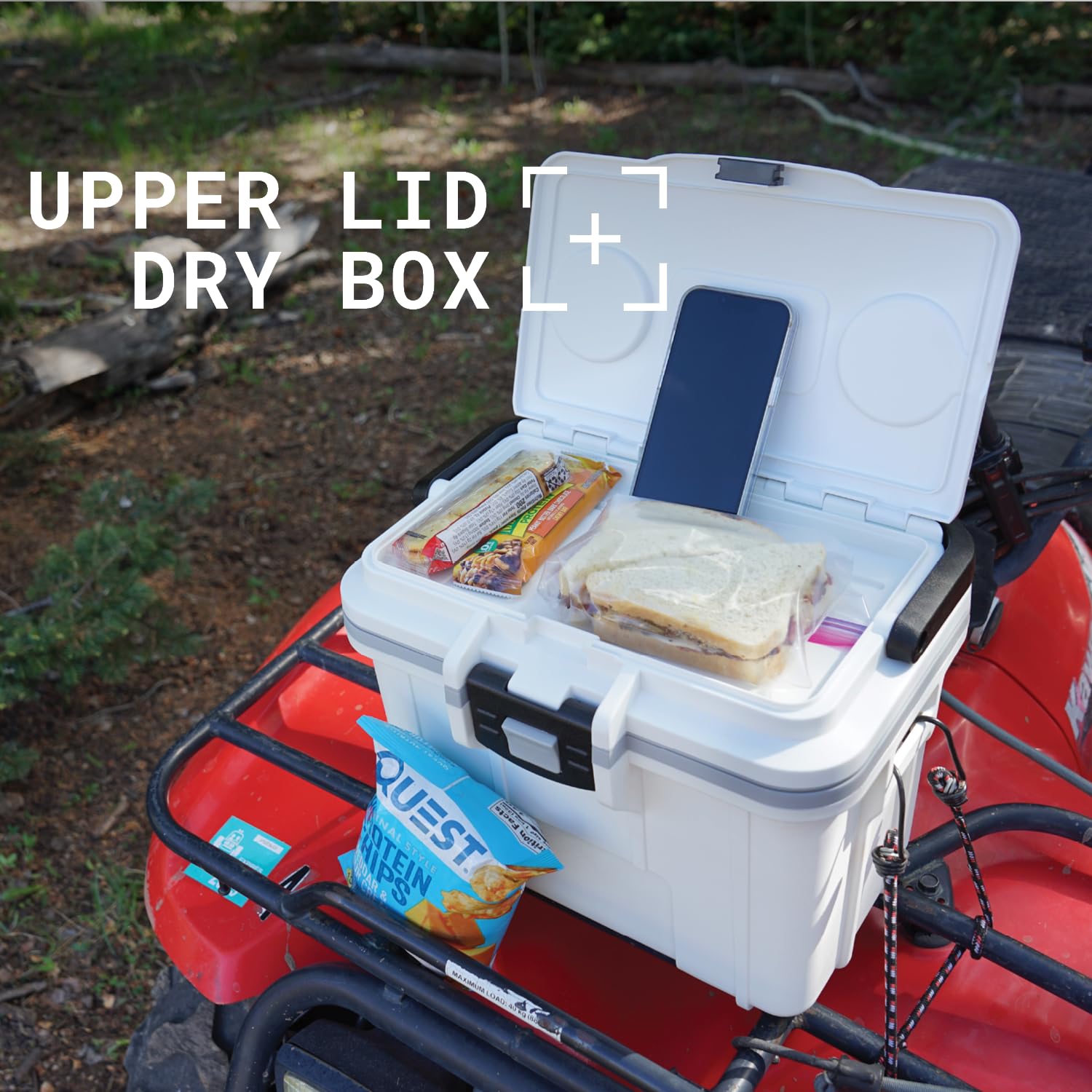 Pelican 8 Quart Personal Lunch Box Cooler (White/Gray)