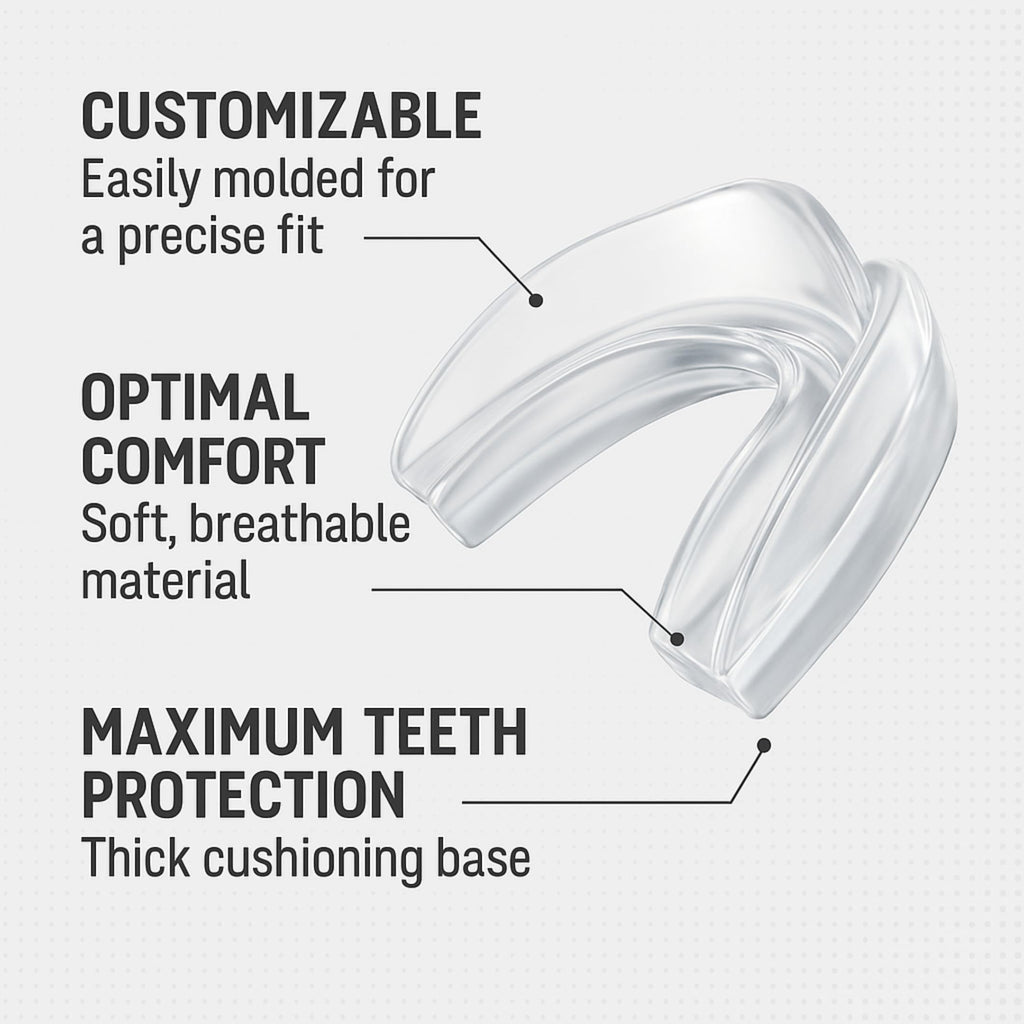Prodental Sports Mouth Guard (2 Pack)  No Bpa Soft Material, Made In Usa  Customizable For Comfort - Fits Any Size Mouth Age 12+