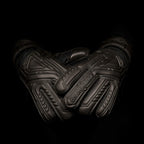 Renegade Gk Fury Nightfall Goalie Gloves With Pro-Tek Finger Spines | 4Mm Giga Grip & 4Mm Duratek | Black Soccer Goalkeeper Glov