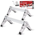 Mochantum Push Up Bar - Heavy-Duty Stainless Steel Pushup Stands with Non-Slip Base, 660LB Capacity, Portable Home Gym Equipment
