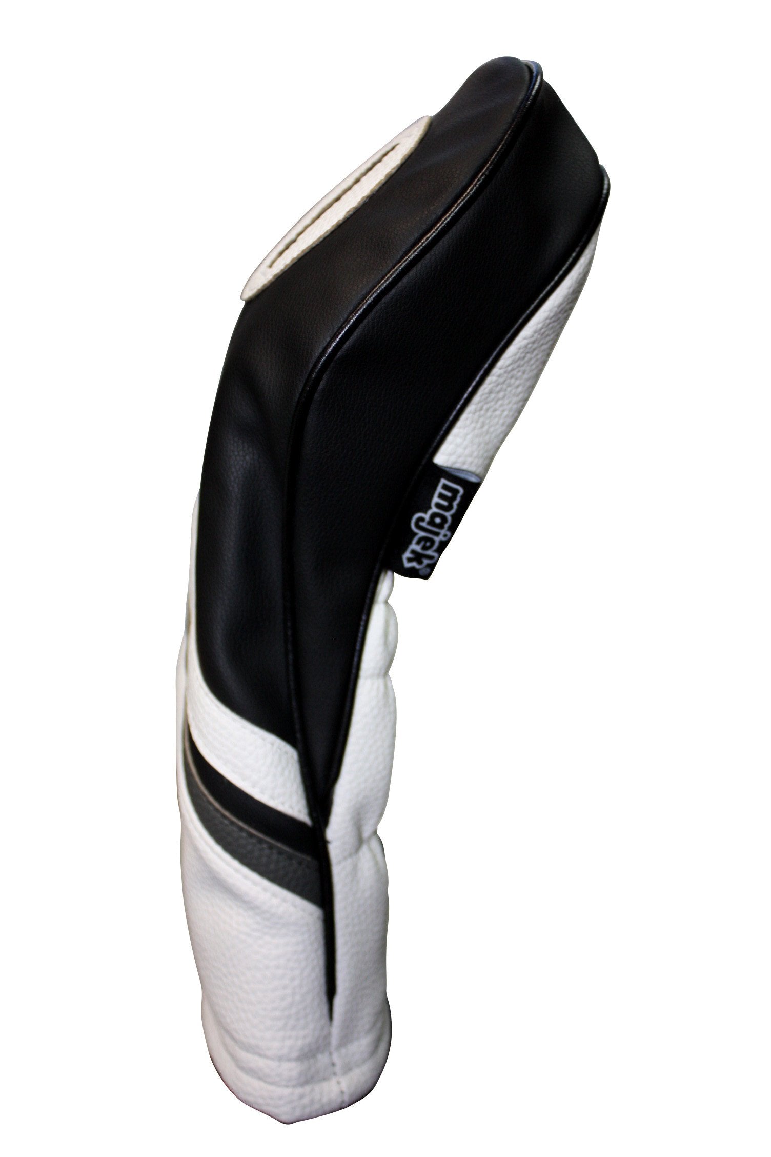 Golf Headcovers Black And White Leather Style 1 & 5 Driver And Fairway Head Cover Fits 460Cc Drivers