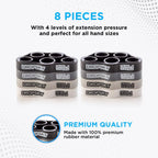 Finger Strengthener, Hand Grip Strengthener [8Pcs]-Finger And Hand Gripper, Grip Strength Trainer, Hand Exerciser, Stretcher- Im