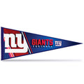 Rico Industries Nfl Football New York Giants Primary 12'' X 30'' Felt Wall D  Cor Pennant - Great For Home/Bed Room/Man Cave D