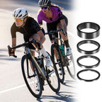 Bruislard 8 Pcs Bicycle Headset Spacer, 4 Sizes Aluminium Alloy Bike Handlebar Stem Spacers Threadless Fork Washer Fit For 1 1/8