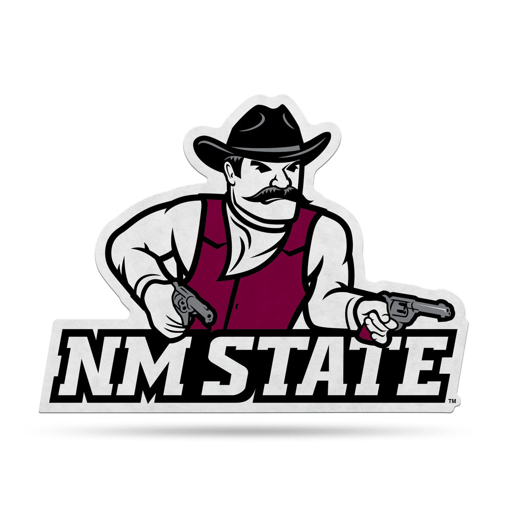Rico Industries Ncaa New Mexico State Aggies Primary Shape Cut Pennant - Home And Living Room D  Cor - Soft Felt Ez To Hang