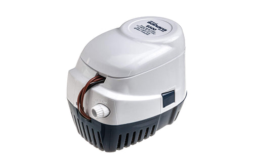 Attwood 4505-7 Sahara S500 Automatic Bilge Pump, 12-Volt, 1.5-Amp Draw, -Inch Interior Diameter Hose, 29-Inch 16-Gauge Wire