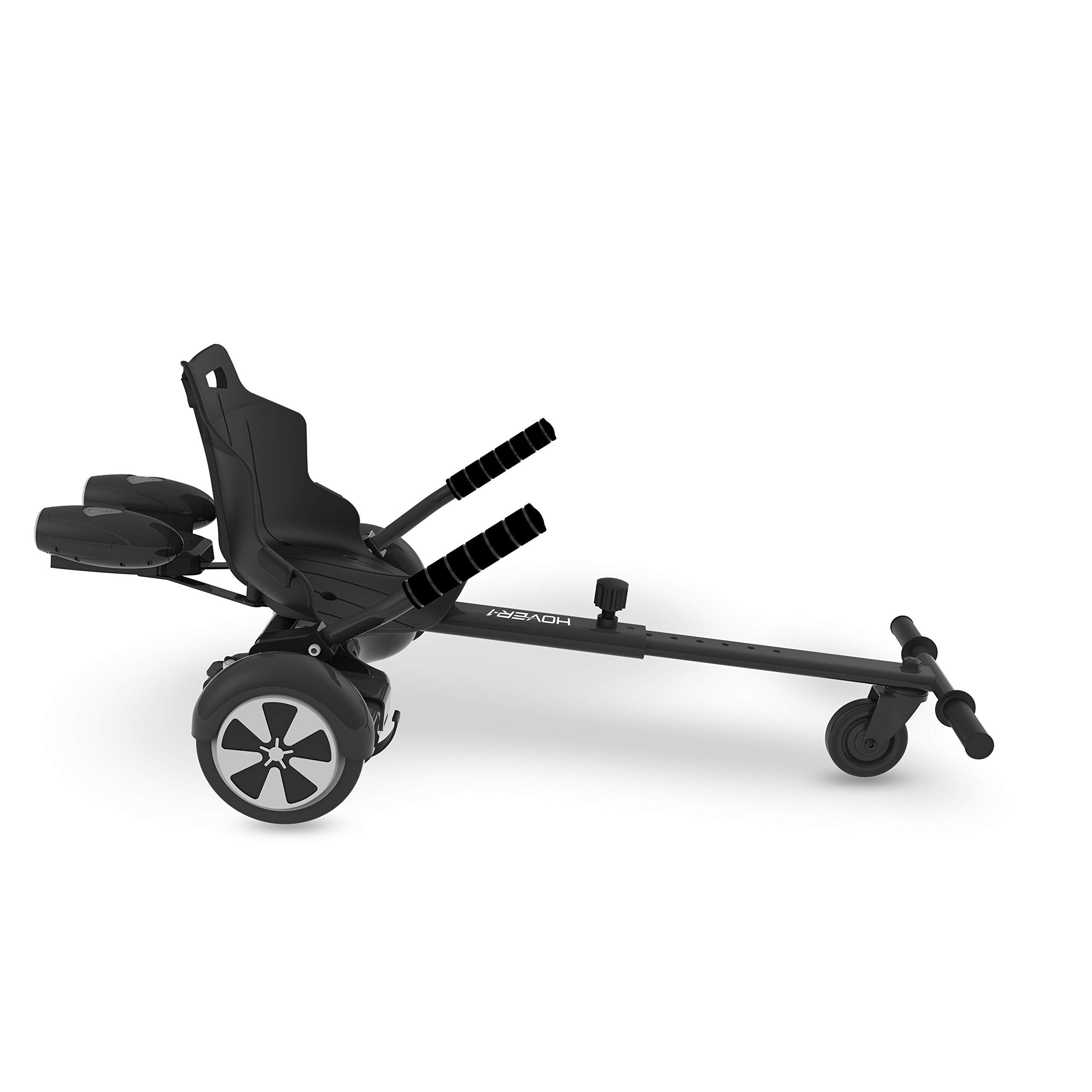 Hover-1 Falcon-1 Buggy Attachment | Turbo Led Lights, Compatible With All 6.5 & 8 Hoverboards, Hand-Operated Rear Wheel Control,