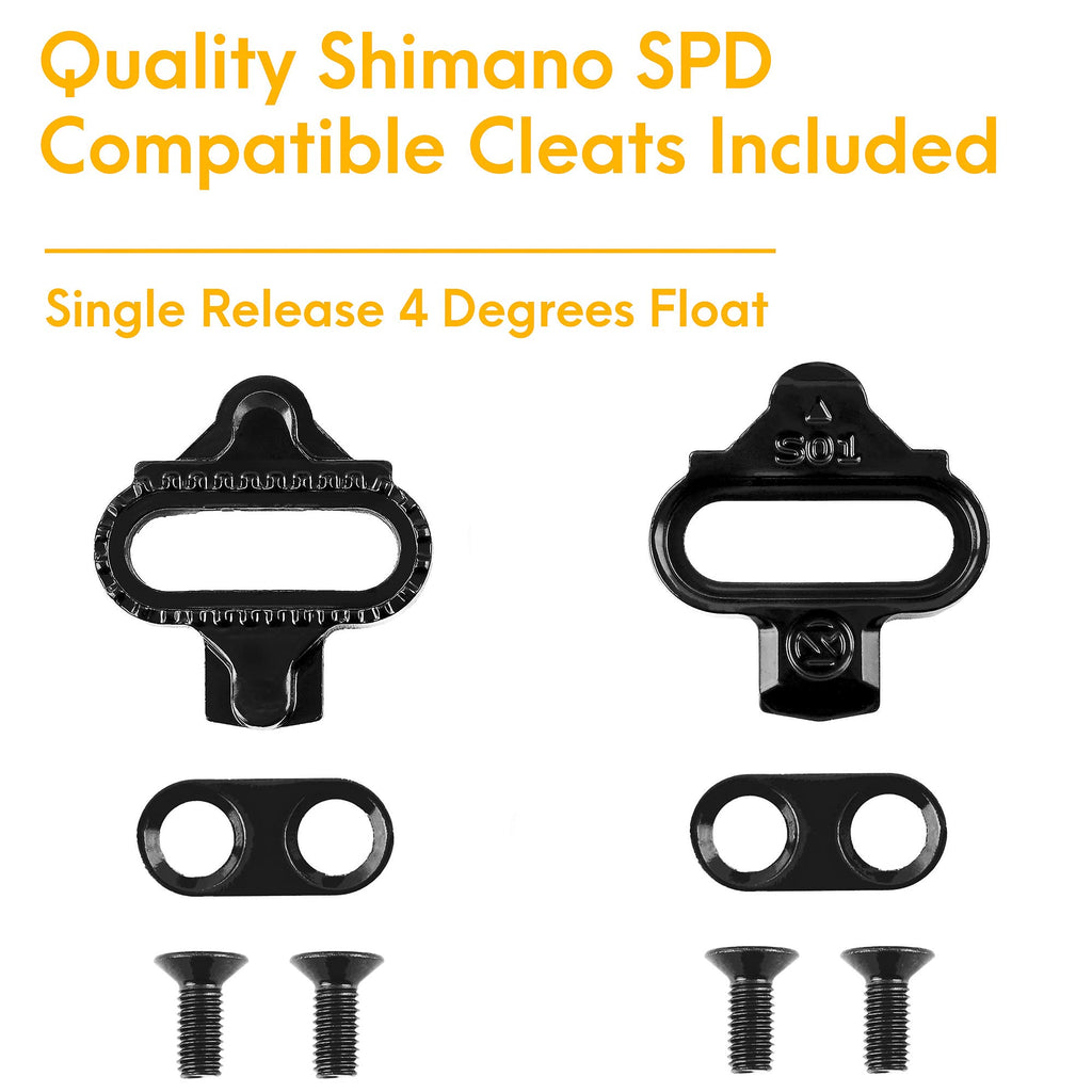 Venzo Convert Peloton Pedals To Dual Function - Compatible With Shimano Spd Adaptor Converter & Look Delta - For Peloton Bike &