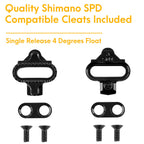 Venzo Convert Peloton Pedals To Dual Function - Compatible With Shimano Spd Adaptor Converter & Look Delta - For Peloton Bike &