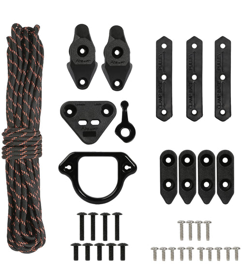 Atader Kayak Anchor Trolley Kit, Heavy Duty Anchor Trolley System For Kayak Canoe
