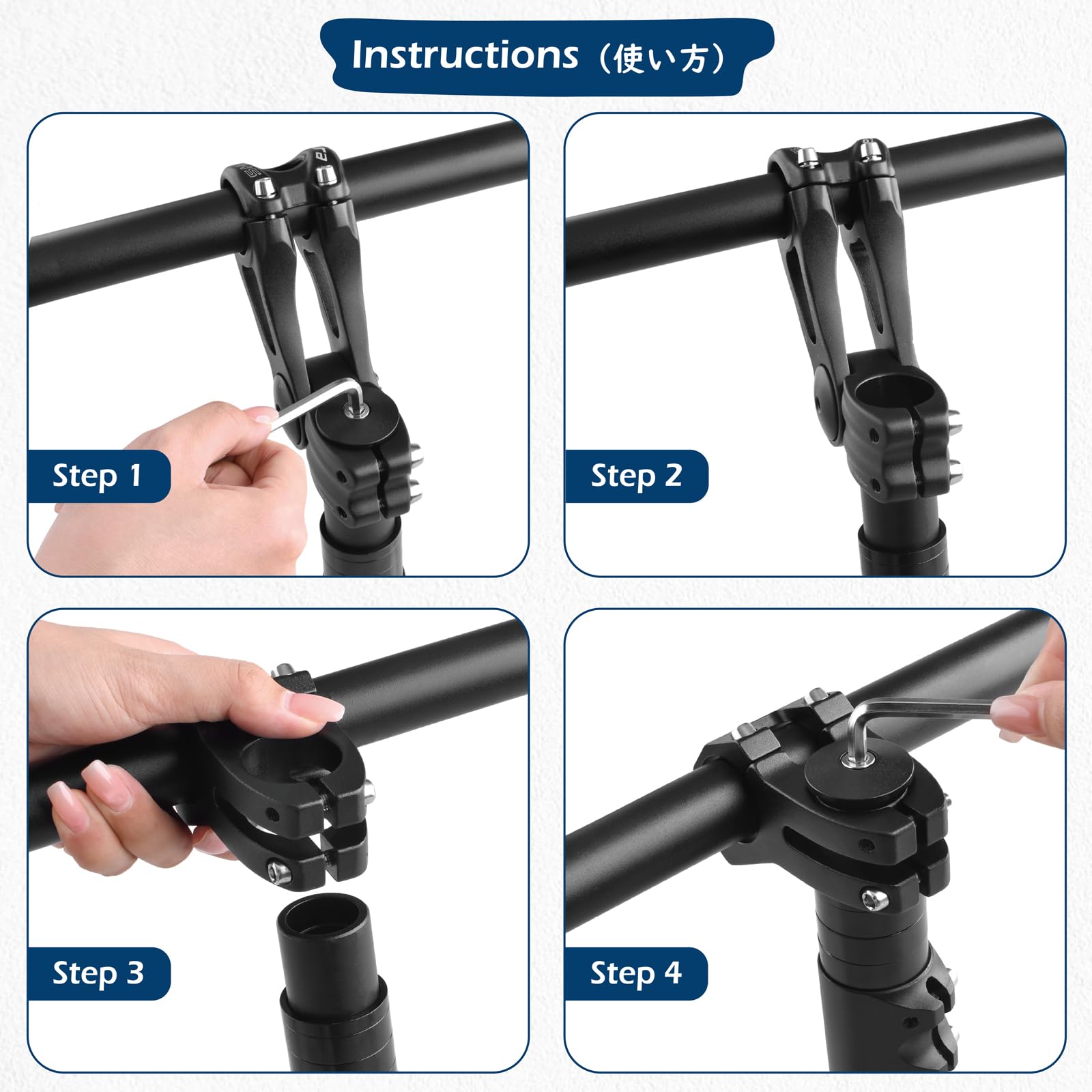 Triwonder Bike Stem 45Mm Short Handlebar Stem 25Mm.4 31.8Mm Mountain Bike Stem For Most Bicycle, Road Bike, Mtb, Bmx, Fixie Gear