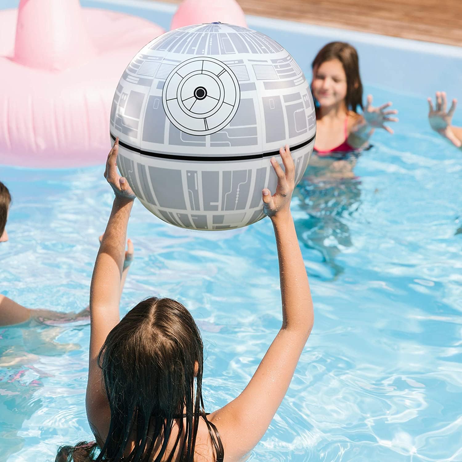 Ninostar Large Play Balls Set Of 3 - Fun Indoor And Outdoor Gift - Can Use For Play/Room Decor/Party Decor/Pool Inflatable Water