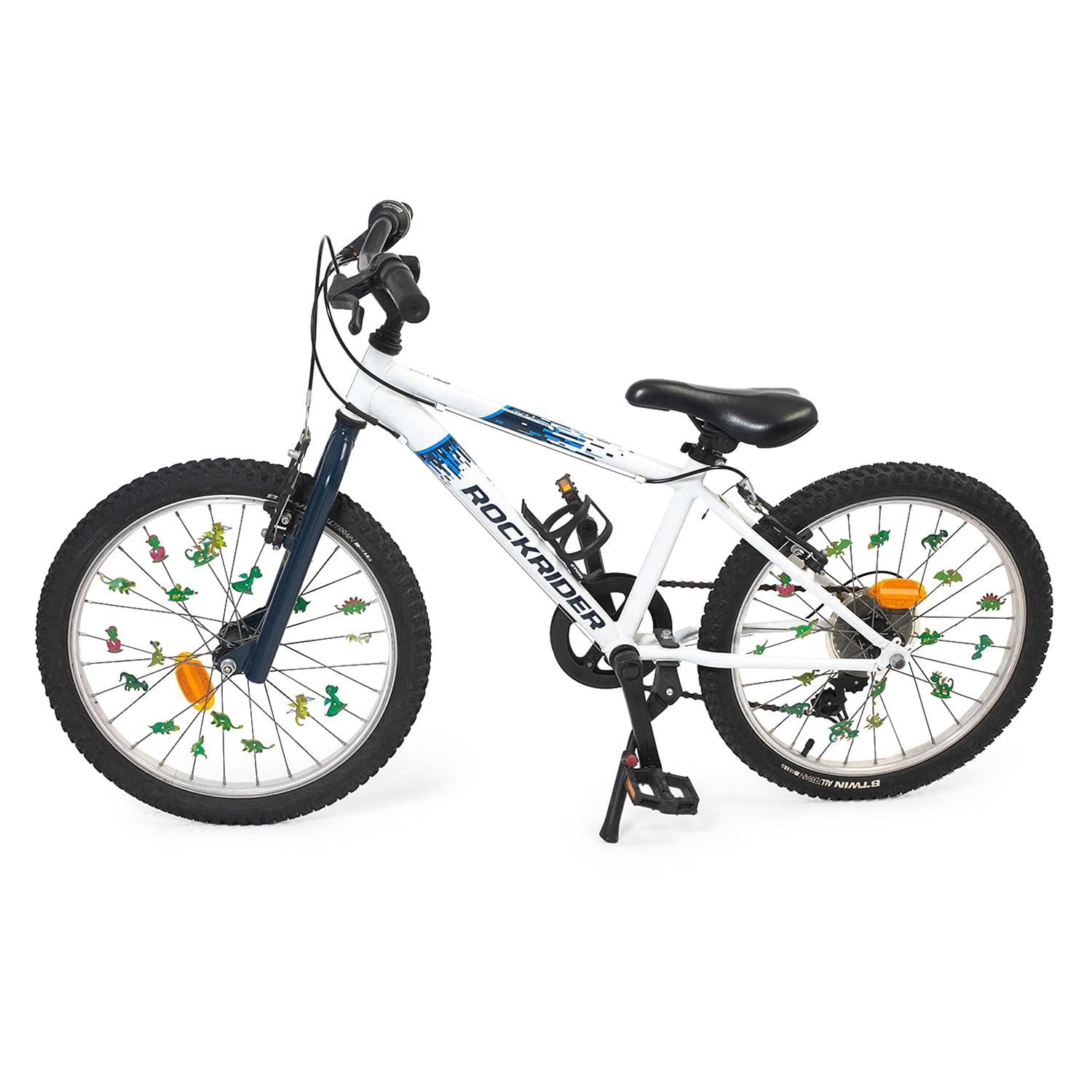 Bike Wheel Dinosaurs Spokes - 36 Kit - Cute Biking Accessories For Kids - Bicycle Spokes Decorations - Cool Cycling Gear Gift Fo