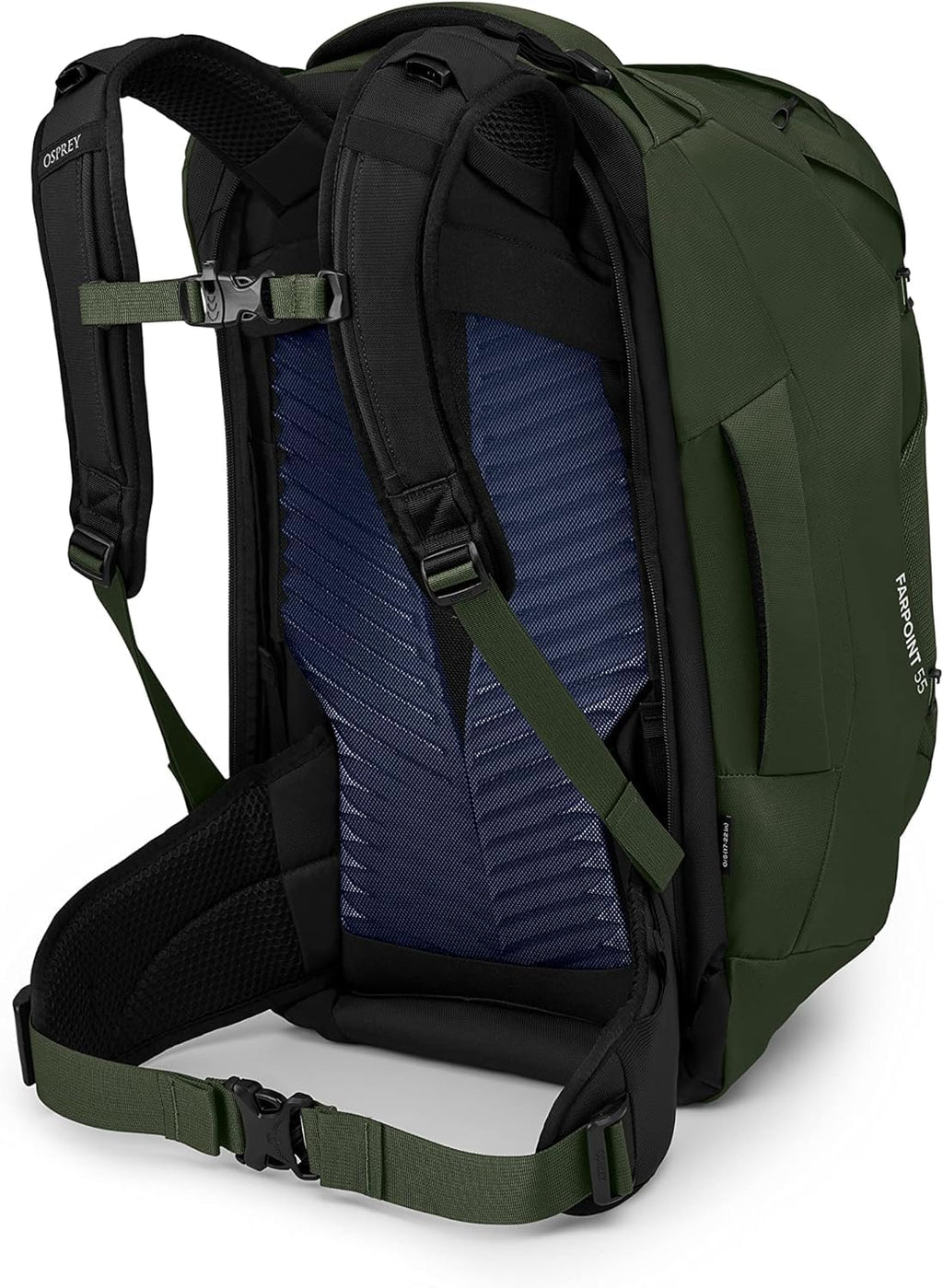 Osprey Farpoint 55L Mens Travel Backpack, Gopher Green, One Size