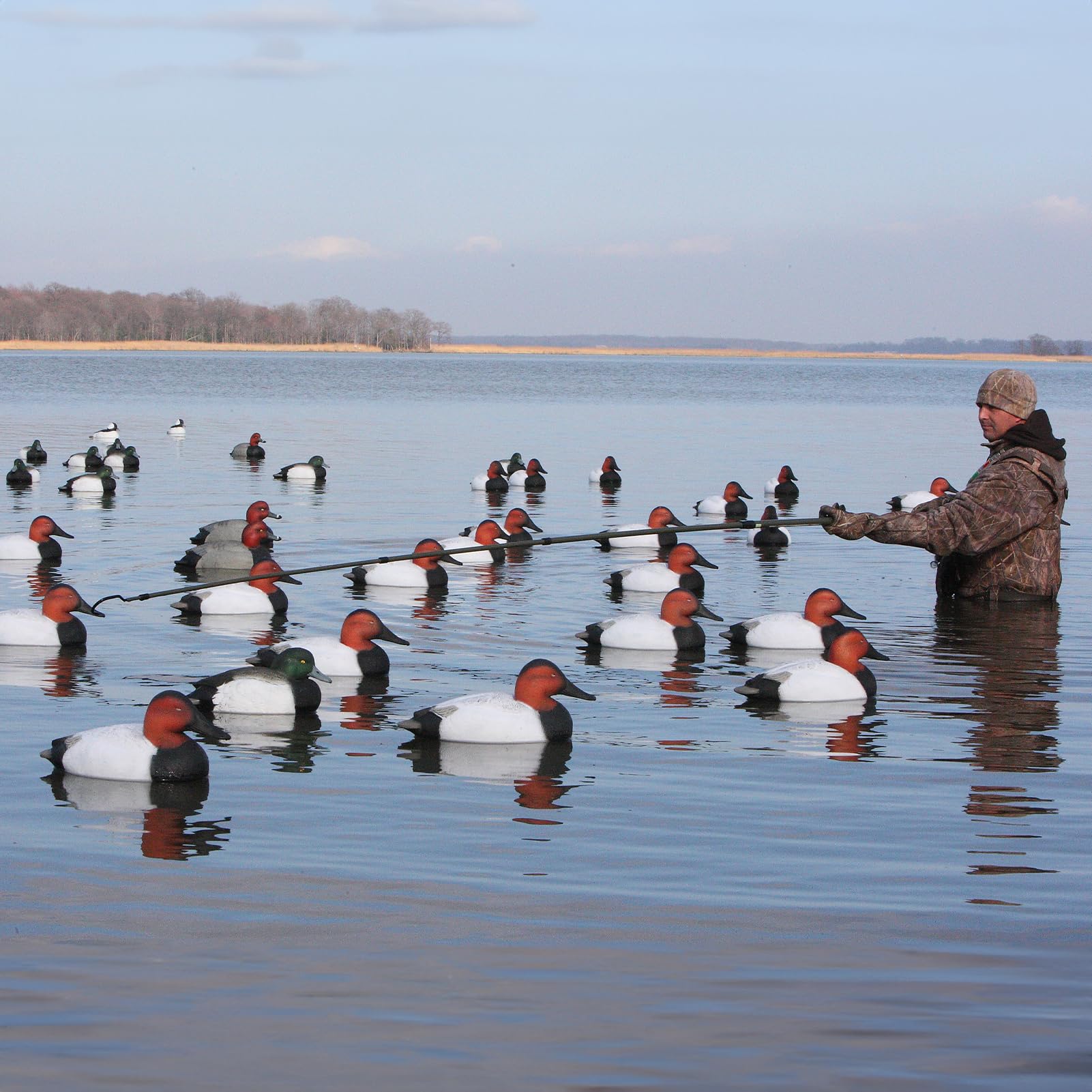 Avery Decoy Retriever - Boater'S Waterfowl Hunting 2-Section Aluminum Decoy Accessory With Stainless Steel Hook For Picking Deco