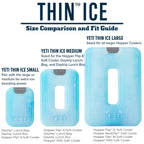 YETI ICE Sheet Refreezable Reusable Cooler Ice Pack, Medium