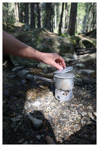 Trangia Micro Original Lightweight Compact Stove  Perfect For Solo Camping  Includes T-Cup W/Lid