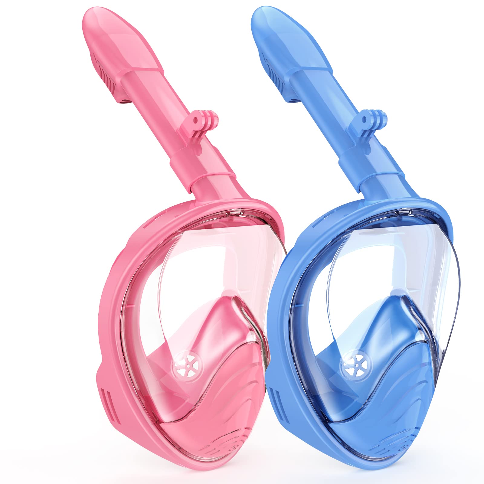 Ezire Kids Snorkel Mask Full Face, Snorkeling Gear For Kids 2-14 With Camera Mount, 180 Degree Panoramic View Snorkeling Set Ant