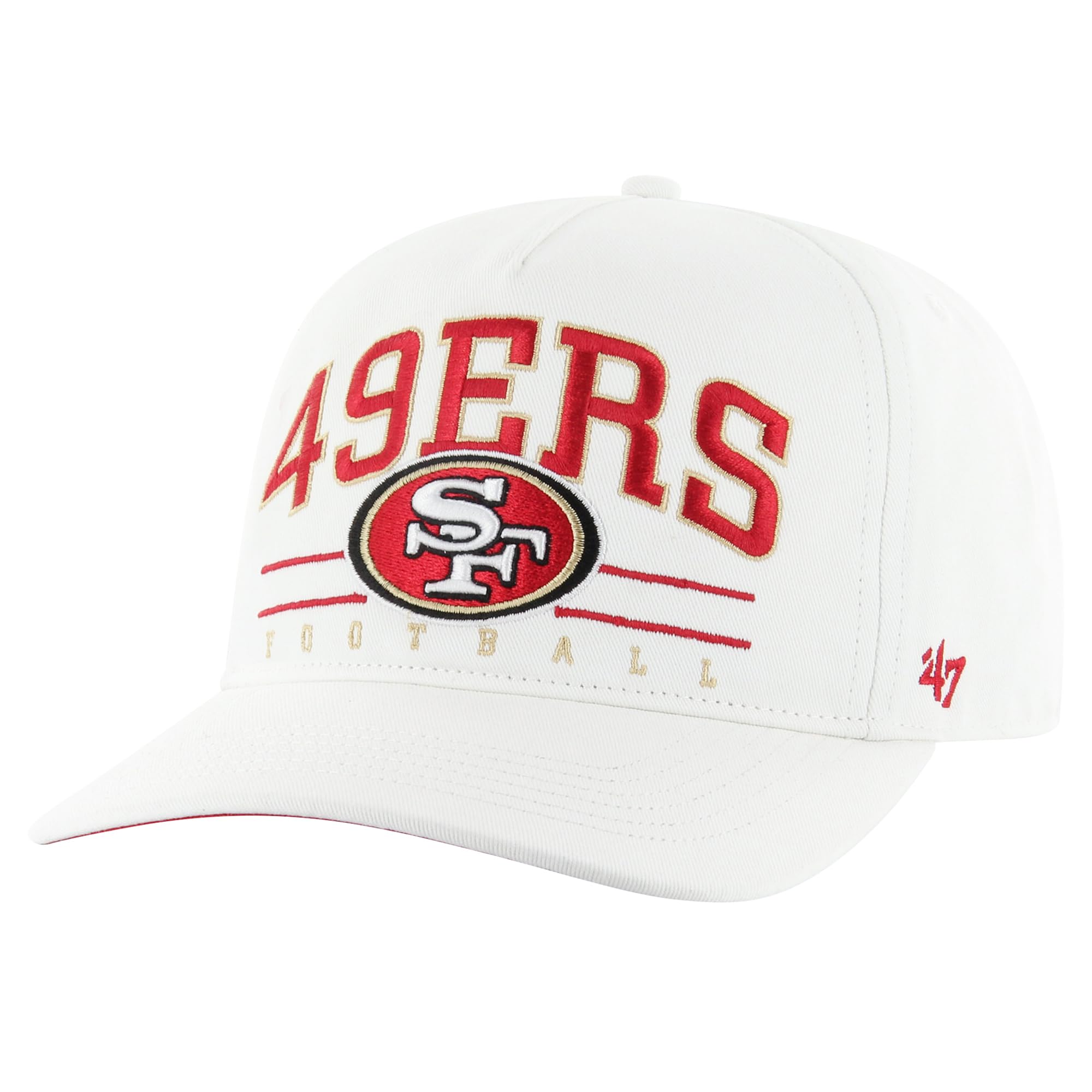 47 Men'S White San Francisco 49Ers Roscoe Hitch Rope Adjustable Hat