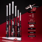 Marucci CATX2 Composite Senior League 2 5/8, -10 Drop, USA Baseball, End-Loaded