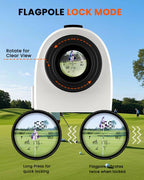 Golf Rangefinder With Slope, Golf Laser Rangefinder,1000 Yard Range Finder Golfing With Magnetic Holder, Usb C Rechagreable, 6X