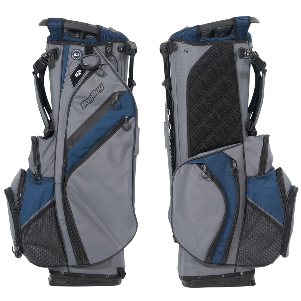 Bag Boy Chiller Pro Hybrid Golf Stand Bag, 15 Way Top with Full Length Individual Dividers, Rubberized Putter Well, Removable Co